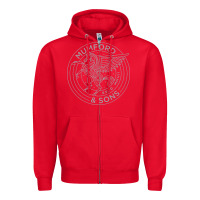 Red #mumford and #sons #pegasus Zipper Hoodie - linhVisuals