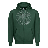 Sports Green #mumford and #sons #pegasus Zipper Hoodie - linhVisuals