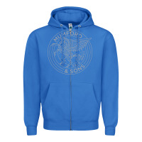 True Royal #mumford and #sons #pegasus Zipper Hoodie - linhVisuals