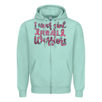 Seafoam i wear pink for all warriors Zipper Hoodie - JahusDesignShop