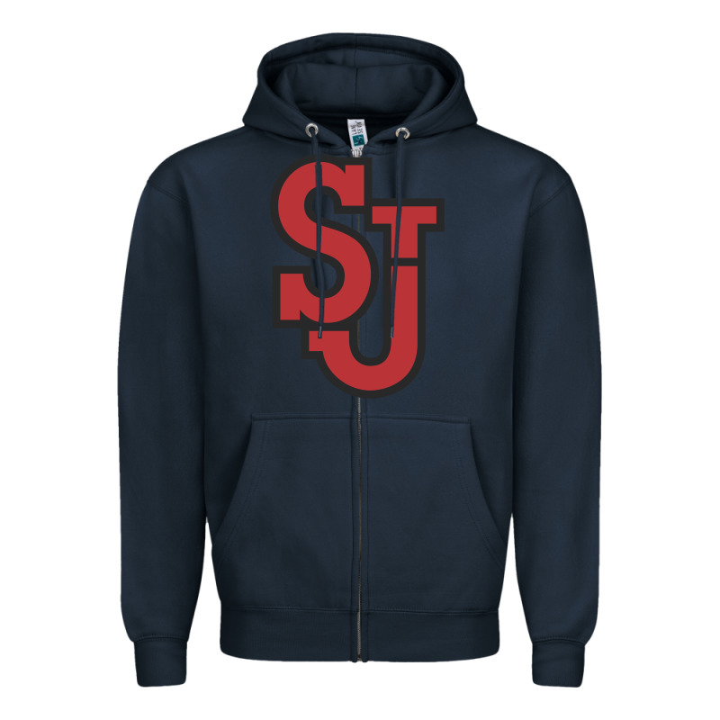 St. John's Red Storm Zipper Hoodie by linhVisuals | Teevron