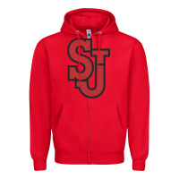 Red st. john's red storm Zipper Hoodie - linhVisuals