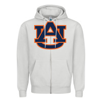Dove Grey auburn tigers Zipper Hoodie - linhVisuals