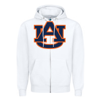 White auburn tigers Zipper Hoodie - linhVisuals