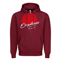 Burgundy hadestown Zipper Hoodie - linhVisuals