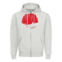 Dove Grey hadestown Zipper Hoodie - linhVisuals