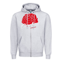 Heather Grey hadestown Zipper Hoodie - linhVisuals