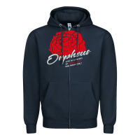 Navy hadestown Zipper Hoodie - linhVisuals