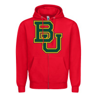 Red baylor athletics Zipper Hoodie - linhVisuals