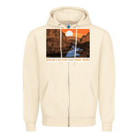 Sandshell vintage grand canyon national park retro colorado river 80s Zipper Hoodie - linhVisuals