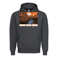 Vintage Grand Canyon National Park Retro Colorado River 80s Zipper Hoodie | Teevron