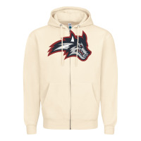 Sandshell stony brook seawolves Zipper Hoodie - linhVisuals