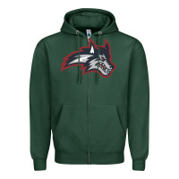 Sports Green stony brook seawolves Zipper Hoodie - linhVisuals