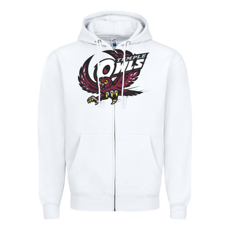 Temple Owls Zipper Hoodie by linhVisuals | Teevron