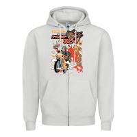 Dove Grey ramen rider food, noodles Zipper Hoodie - linhVisuals