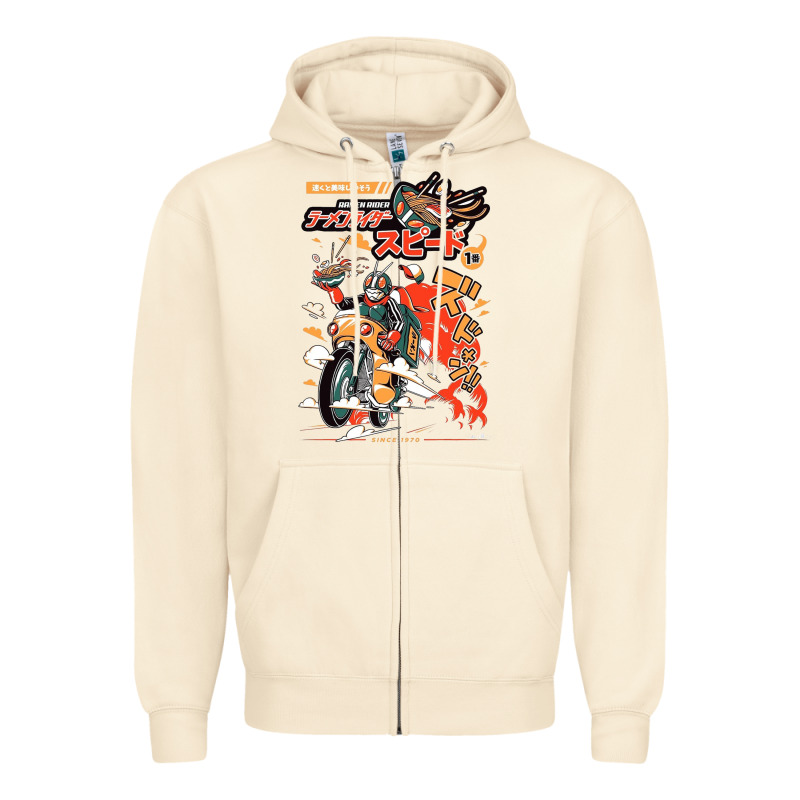 Ramen Rider Food, Noodles Zipper Hoodie by linhVisuals | Teevron