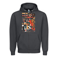 Smoke ramen rider food, noodles Zipper Hoodie - linhVisuals