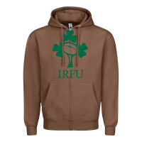 Chestnut irish rugby football union Zipper Hoodie - linhVisuals