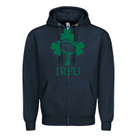 Navy irish rugby football union Zipper Hoodie - linhVisuals