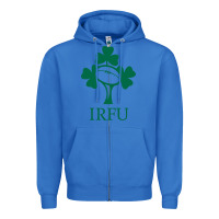 Irish Rugby Football Union Zipper Hoodie | Teevron