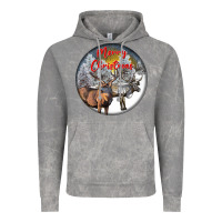 Cloud Rock mule buck deer christmas Vintage Hoodie - LillyAllenDesigns