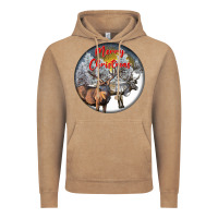 Vintage Coffee mule buck deer christmas Vintage Hoodie - LillyAllenDesigns