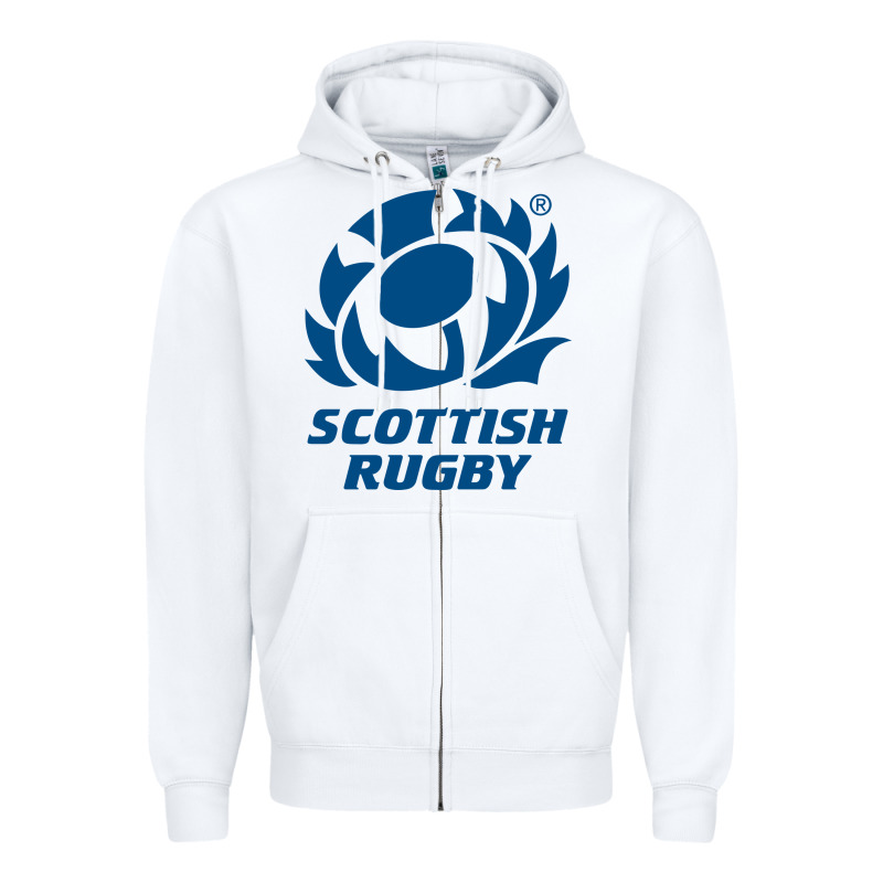 Scottish Rugby Zipper Hoodie by linhVisuals | Teevron