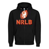 Black netherlands rugby national Zipper Hoodie - linhVisuals