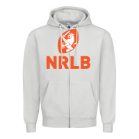 Dove Grey netherlands rugby national Zipper Hoodie - linhVisuals