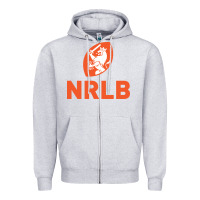 Heather Grey netherlands rugby national Zipper Hoodie - linhVisuals