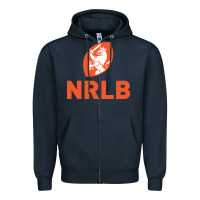Navy netherlands rugby national Zipper Hoodie - linhVisuals