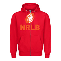 Red netherlands rugby national Zipper Hoodie - linhVisuals