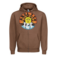 Chestnut Ice Abolish Zipper Hoodie - linhVisuals