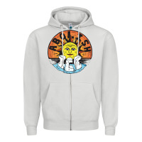 Dove Grey Ice Abolish Zipper Hoodie - linhVisuals