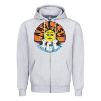 Heather Grey Ice Abolish Zipper Hoodie - linhVisuals