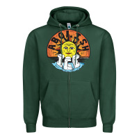 Sports Green Ice Abolish Zipper Hoodie - linhVisuals
