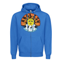 True Royal Ice Abolish Zipper Hoodie - linhVisuals