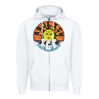 White Ice Abolish Zipper Hoodie - linhVisuals