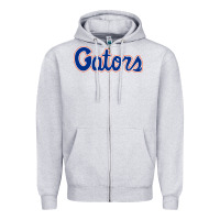 Heather Grey florida sport Zipper Hoodie - linhVisuals