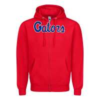 Red florida sport Zipper Hoodie - linhVisuals