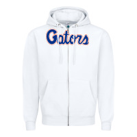 White florida sport Zipper Hoodie - linhVisuals