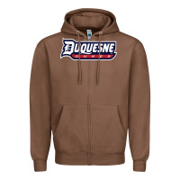 Chestnut duquesne sports Zipper Hoodie - linhVisuals