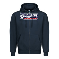 Navy duquesne sports Zipper Hoodie - linhVisuals