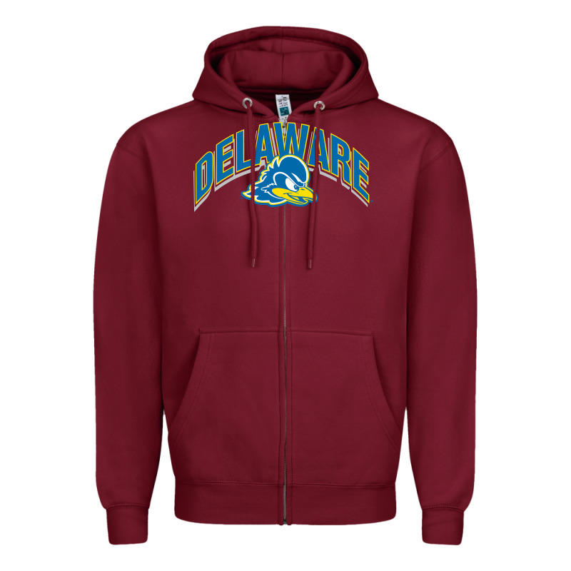 Delaware Sportss Zipper Hoodie by linhVisuals | Teevron