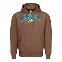 Chestnut delaware sportss Zipper Hoodie - linhVisuals