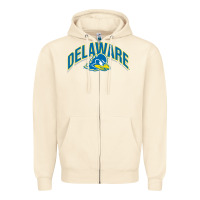 Sandshell delaware sportss Zipper Hoodie - linhVisuals