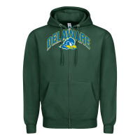 Sports Green delaware sportss Zipper Hoodie - linhVisuals