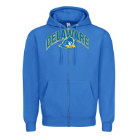True Royal delaware sportss Zipper Hoodie - linhVisuals