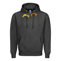 Charcoal Heather hobbes Zipper Hoodie - linhVisuals