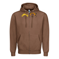 Chestnut hobbes Zipper Hoodie - linhVisuals